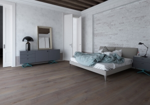 Parquet Woodco per la camera da letto industrial-chic